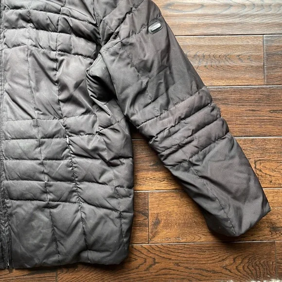 Calvin Klein black down jacket hooded plus size 3X - Picture 8 of 15